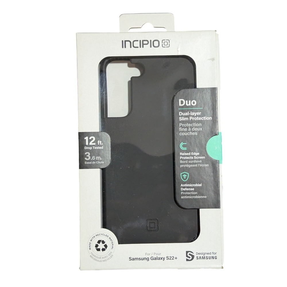 F3. Incipio Duo Case For  Samsung Galaxy S22+ Plus - Black